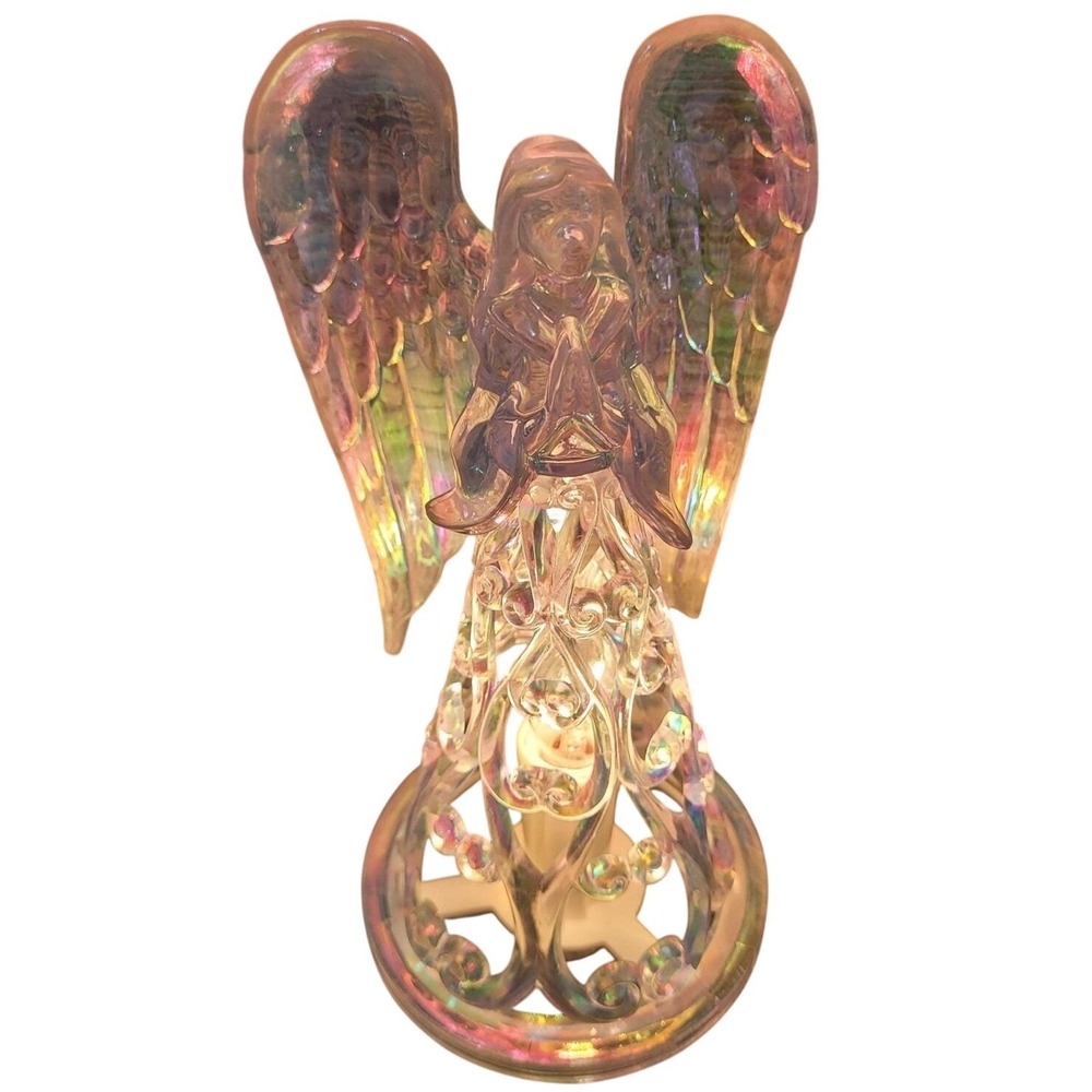 NOMA Expressions Angel Tree‎ Topper Iridescent Holiday Christmas Decor Vtg